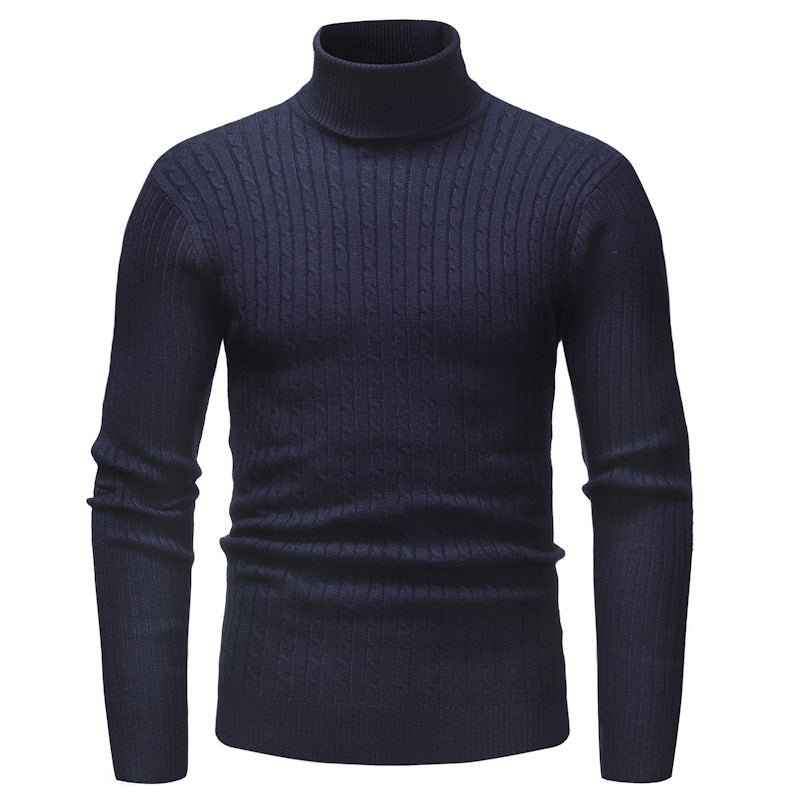 Men's Knitted Turtleneck Sweater