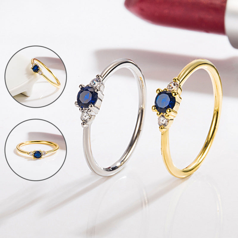 Art Deco Geboortesteen Ring