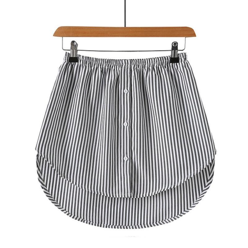 Dames hoge taille nep top lagere sweep