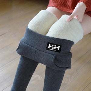 Warme, met fleece gevoerde legging voor dames