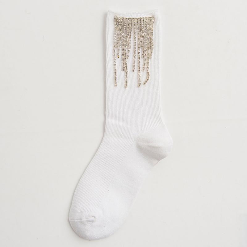 Damessokken met kwastjes