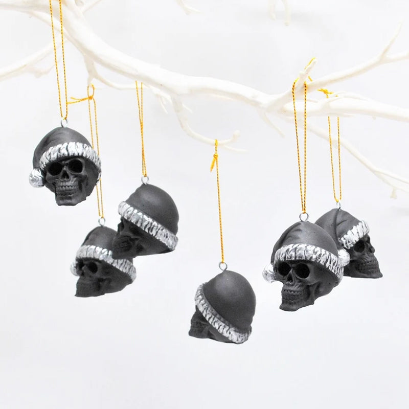 Santa Skull Bauble