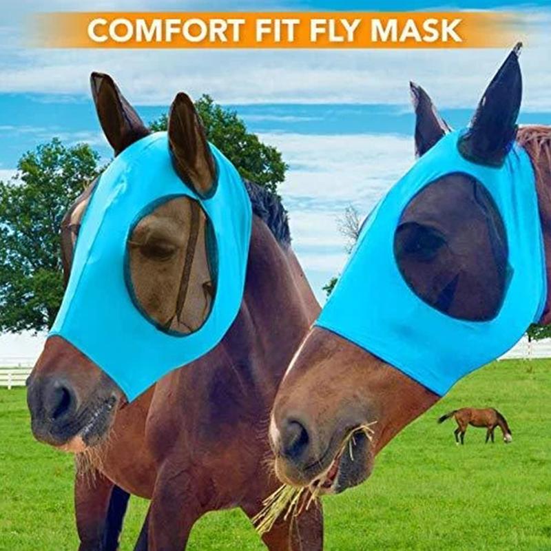Anti-vliegen mesh paardenmasker
