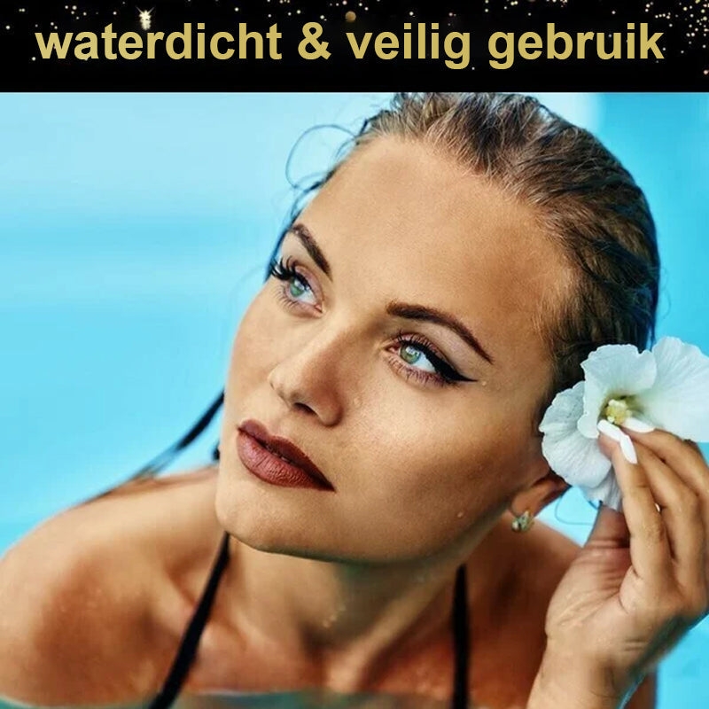 Waterdichte en herbruikbare eyeliner en wimpersticker