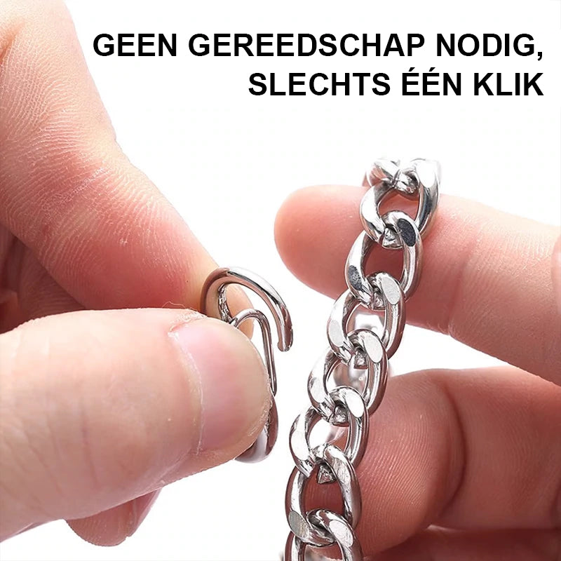 Aanpassingsgesp kettingtas