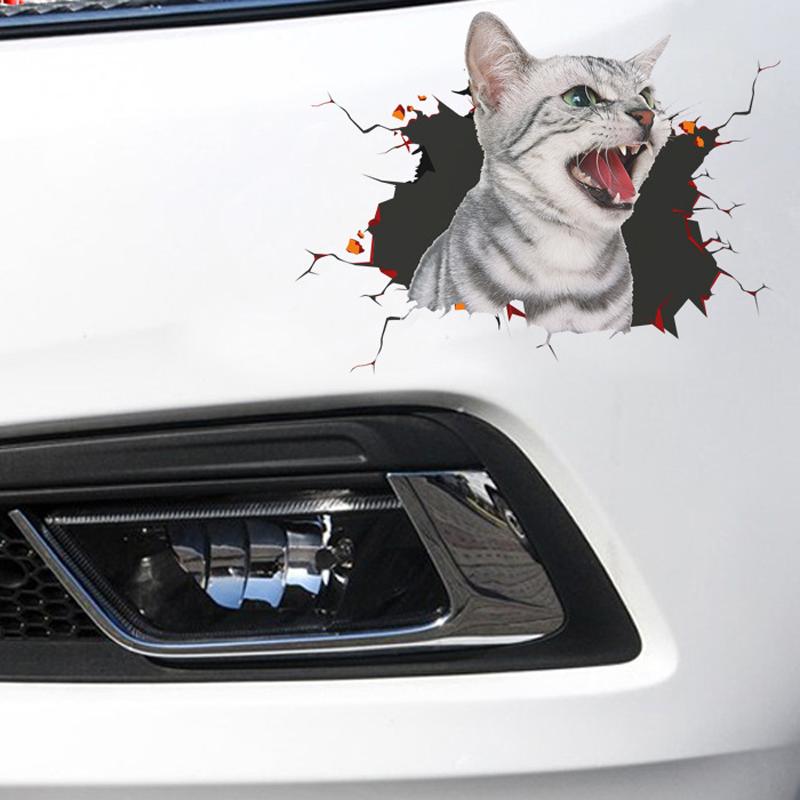 3D-simulatie Leuke creatieve autostickers