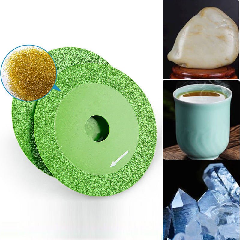 Glasdoor slijp schijf