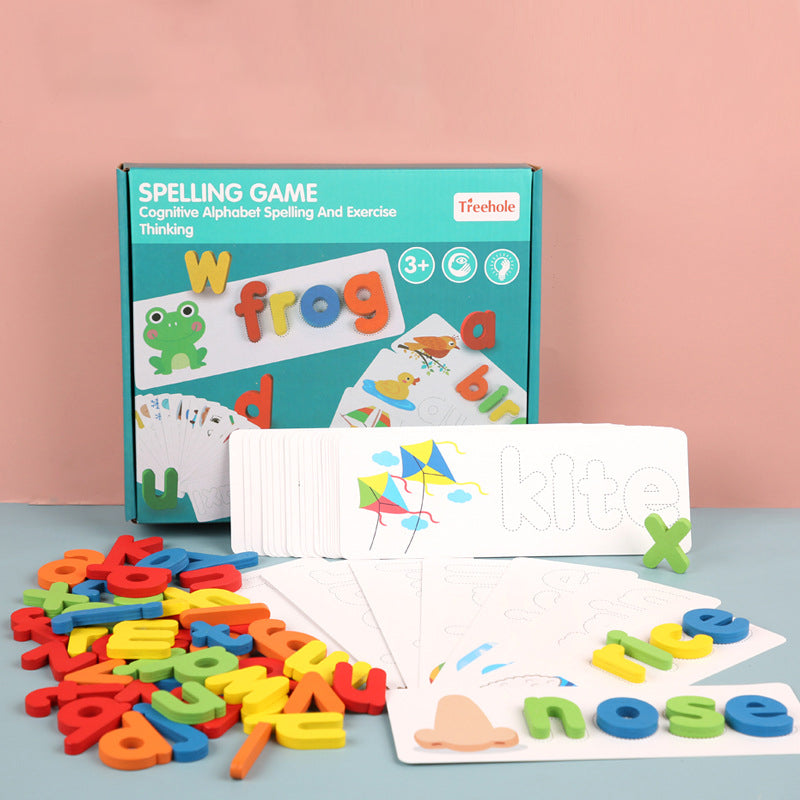 Houten Peuter Speelgoed Voor Zien en Spellen