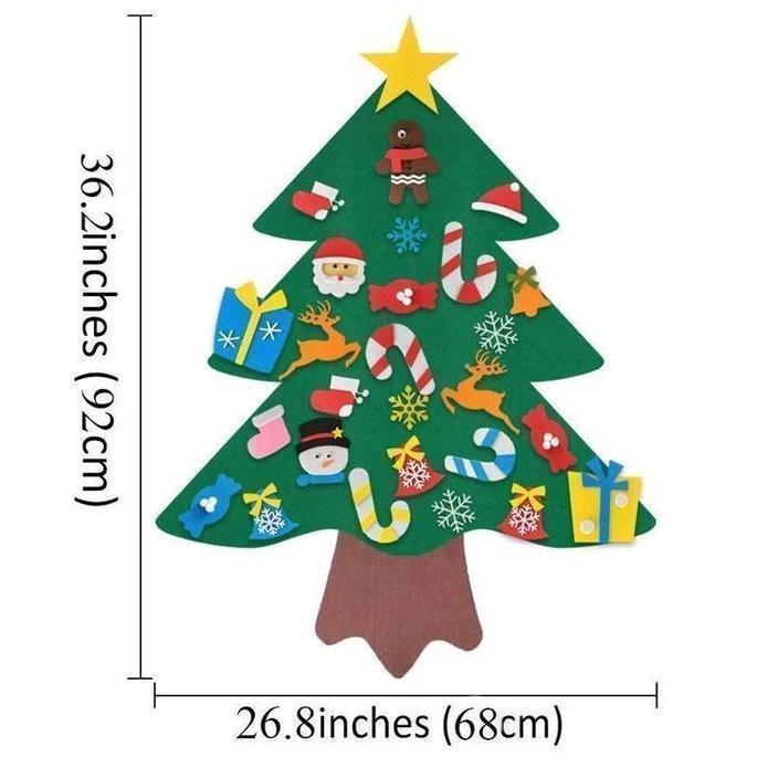 DIY vilten kerstboom (Beste cadeau voor kinderen)