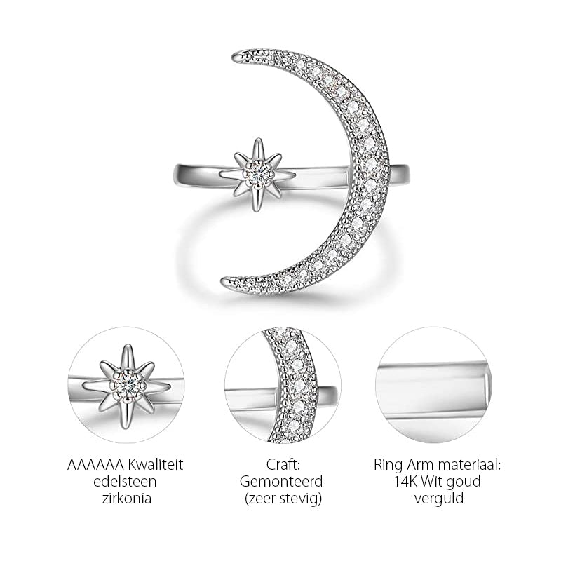 Maan & Ster Ring