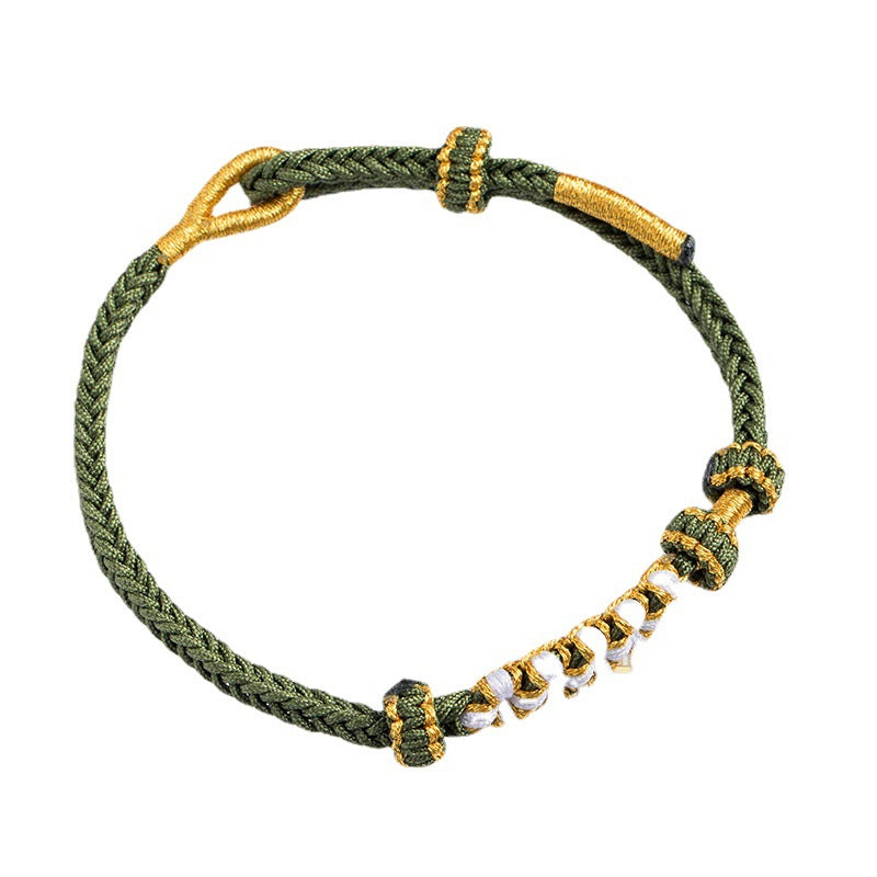 Perzik bloesem knoop armband