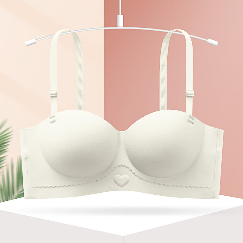 Naadloze push-up bh zonder beugel voor kleine borsten