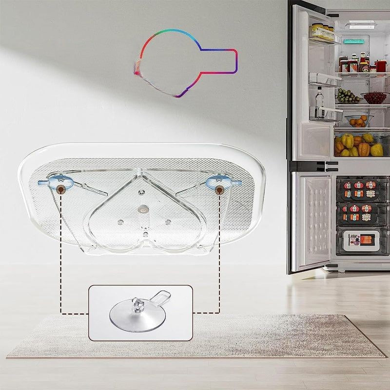 Rechthoekig draaiplateau voor koelkast