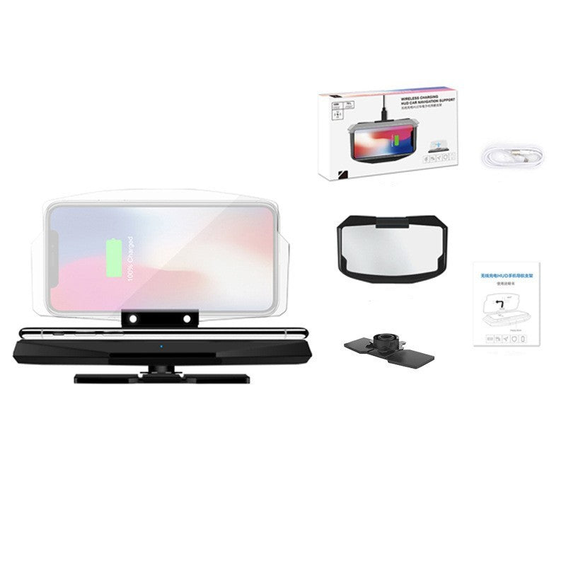 HUD Draadloos Opladen Met Navigatieprojector
