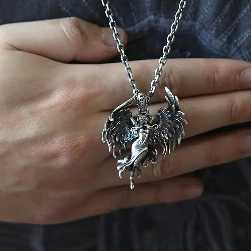 Boze engel hanger ketting