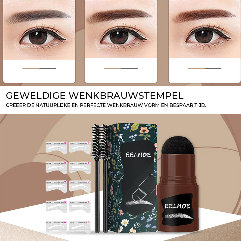 Wenkbrauw stempel beeldhouwset
