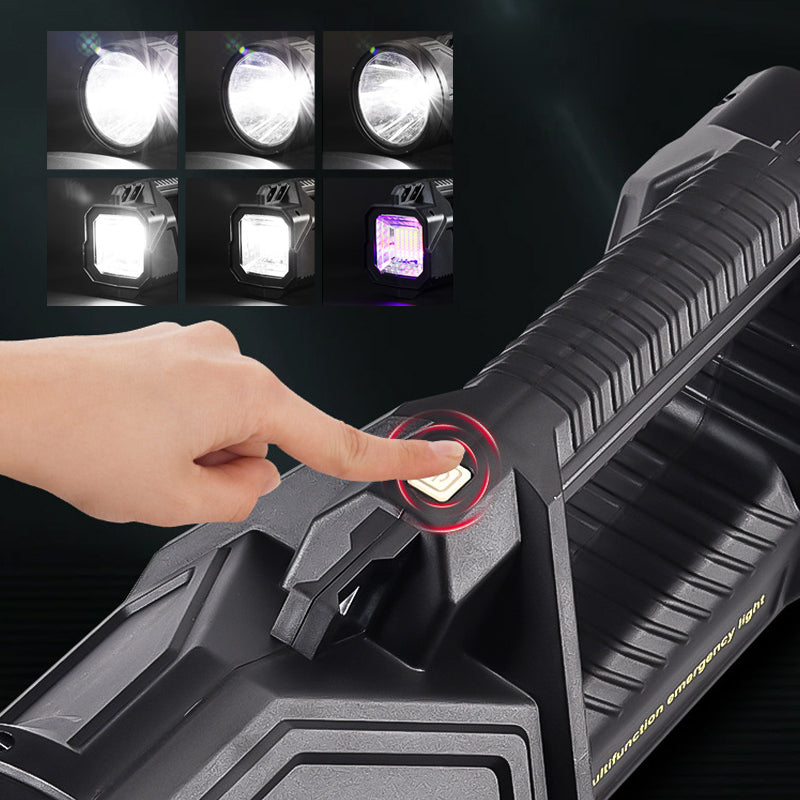 Sterke multifunctionele LED-zaklamp voor buiten