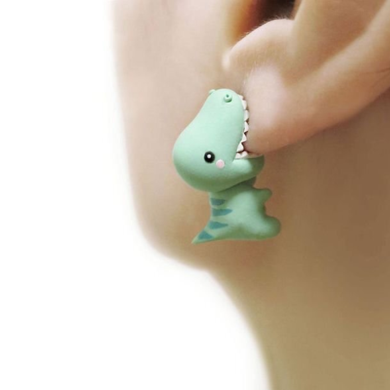 Schattige dierenbeet oorbellen
