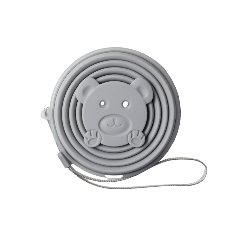 Draagbare siliconen beker voor op reis