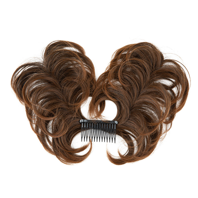 Moeiteloze elegantie zijkam met clip in haarknotje