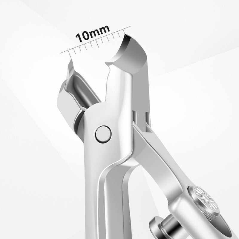 Schuine nagelknipper met grote opening