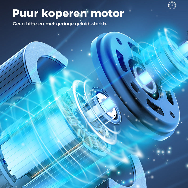 Draagbare luchtpomp met digitaal display