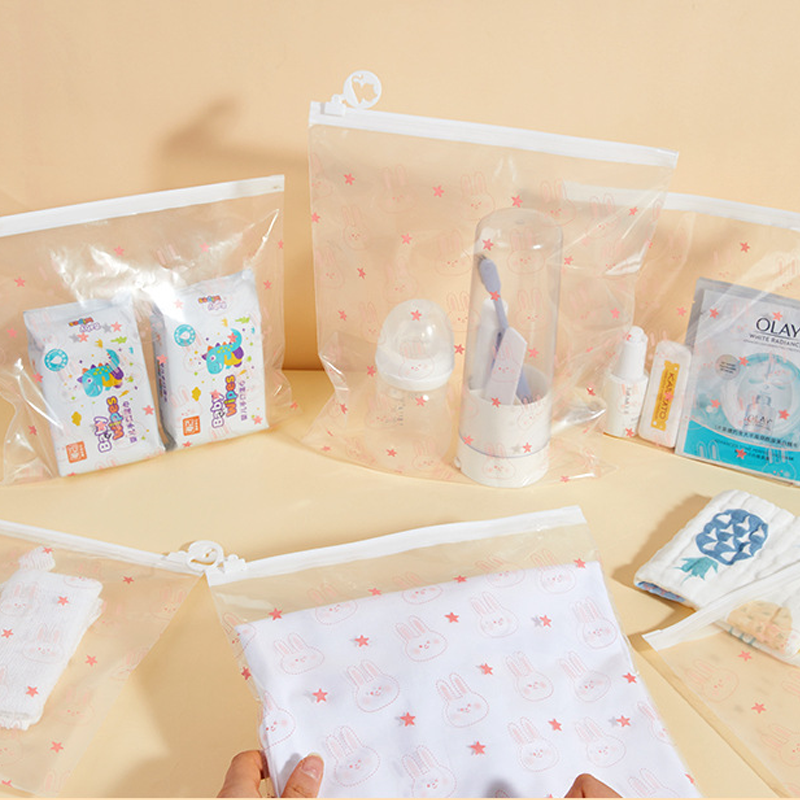 Multifunctionele plastic zak met ritssluiting