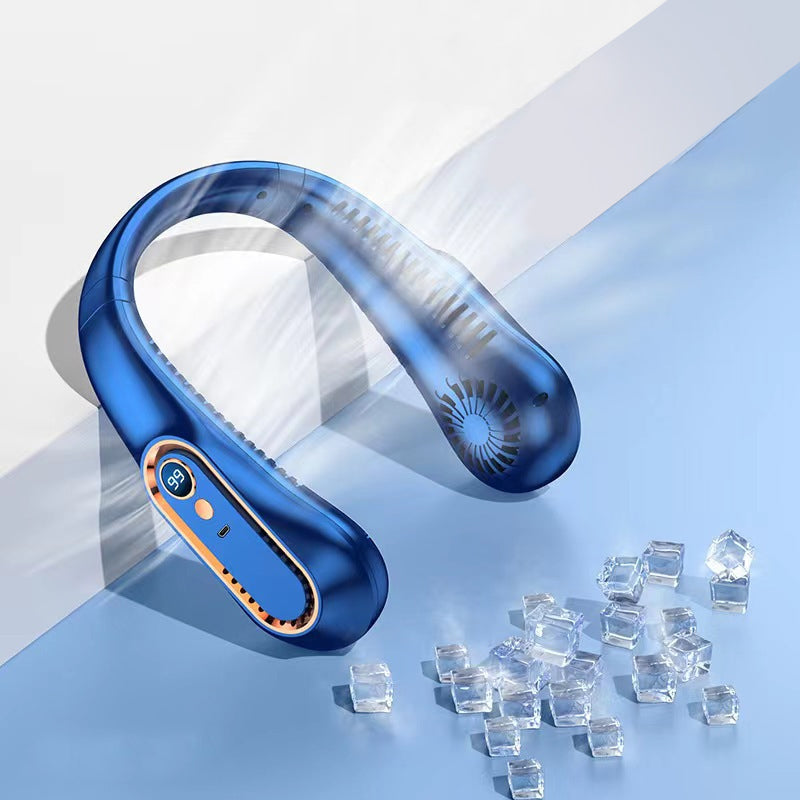 Nekventilator Oplaadbare USB-koelventilator 5 snelheden instelbaar