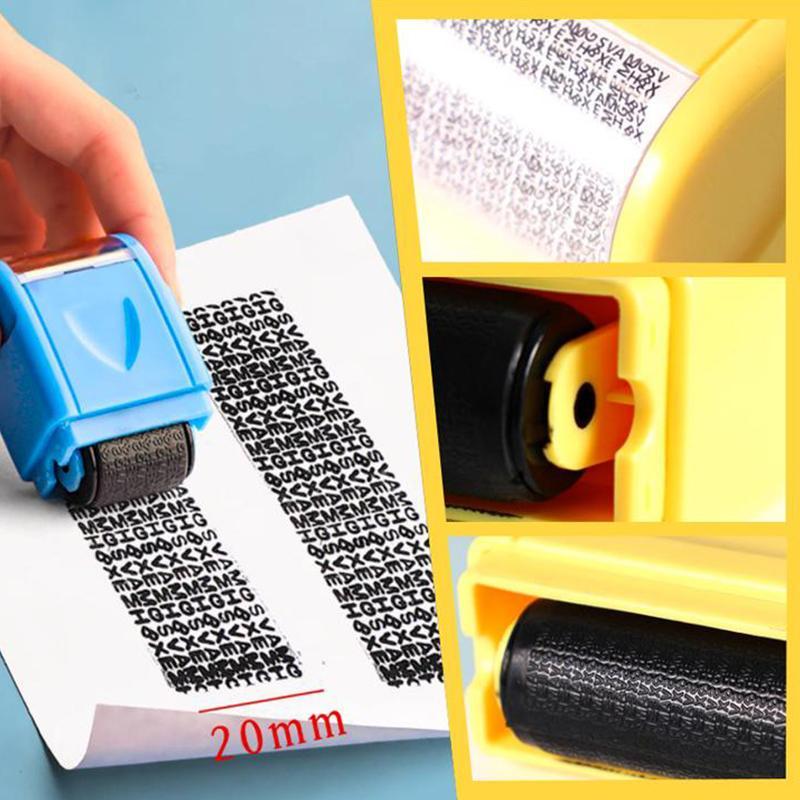Rolstempel met privacyzegel