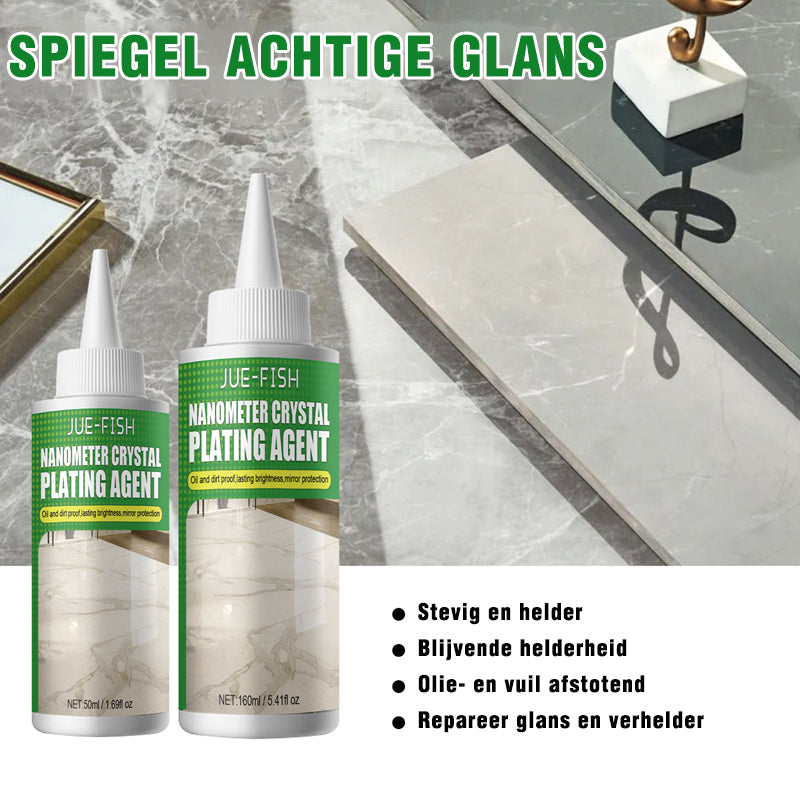 Coating van stenen nano kristallen