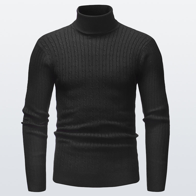 Men's Knitted Turtleneck Sweater