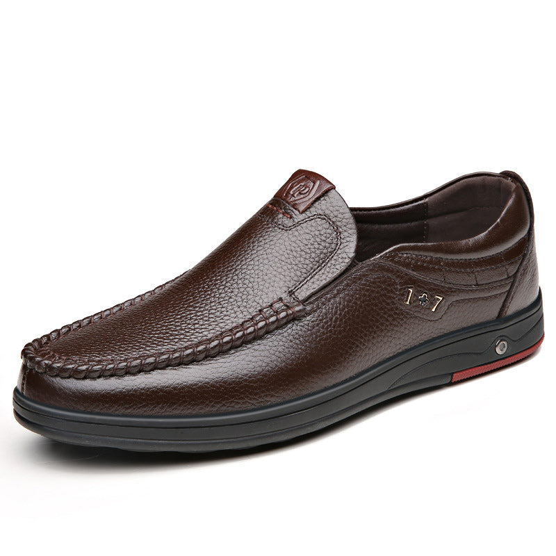 Loafers van echt leer met zachte binnenzool voor heren