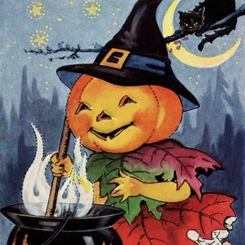 Vintage Halloween Ansichtkaarten set (24 stuks)