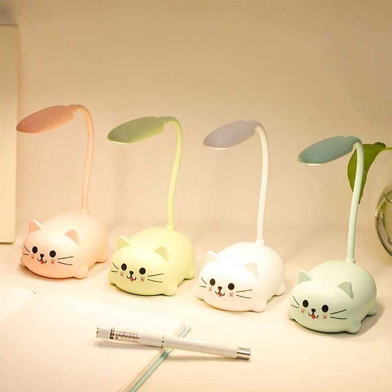 Cartoon kat LED bureaulamp