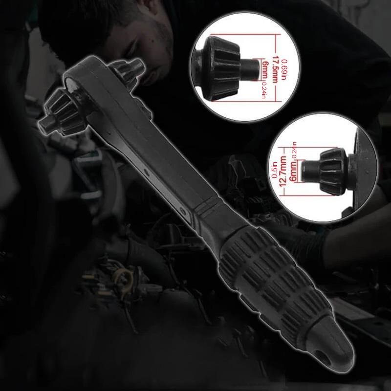 2 in 1 Boorhouder ratelsleutel