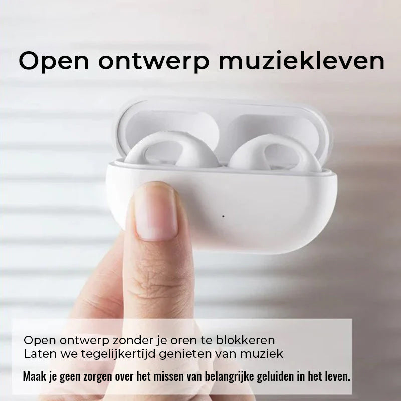 Draadloze Oorclip Beengeleidende Hoofdtelefoon