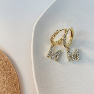 Alfabet Hoepel Oorbellen