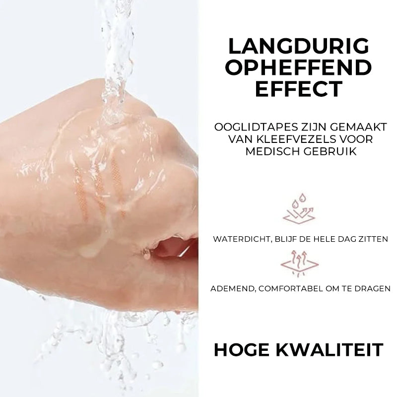 Onzichtbare dubbele ooglidstrips