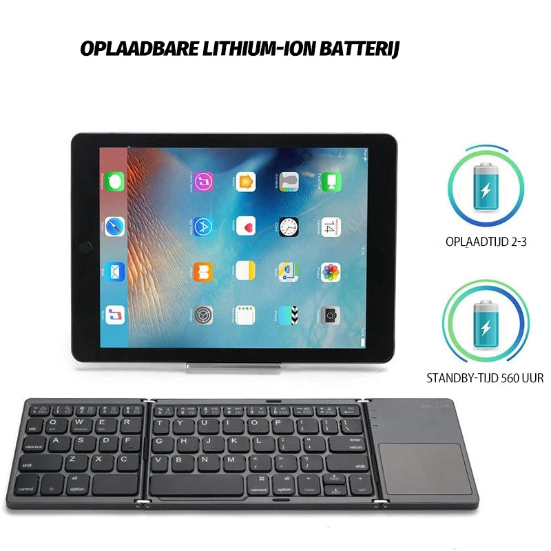 Finebay™Draadloos Bluetooth opvouwbaar toetsenbord