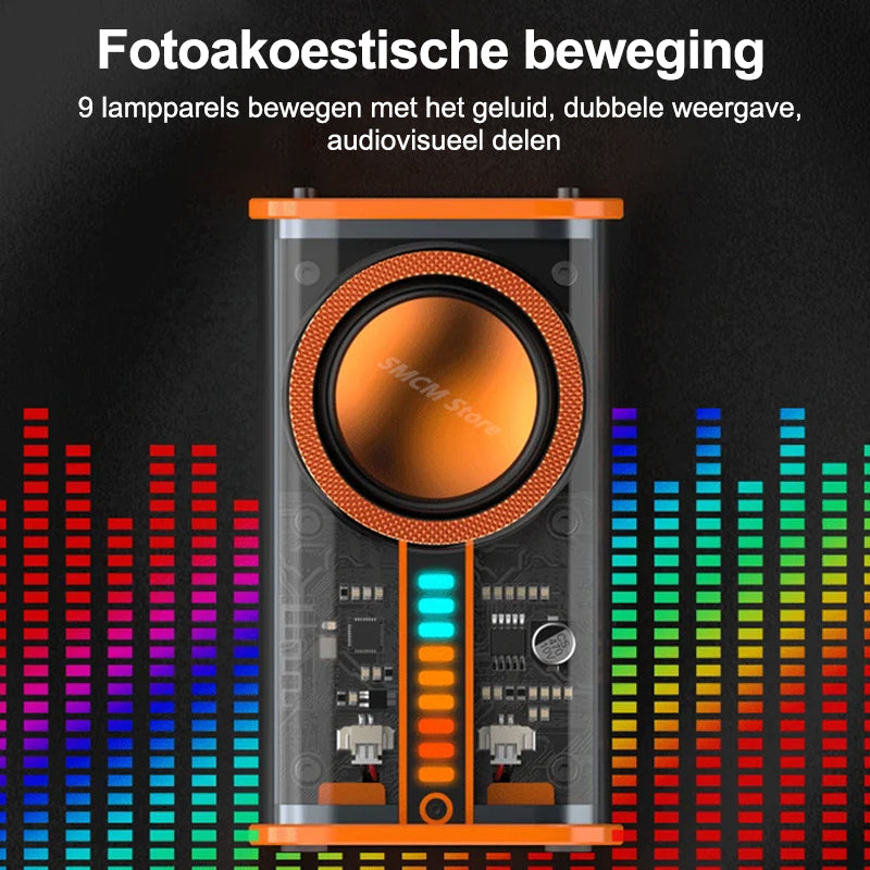 Transparante Mecha draadloze Bluetooth-luidspreker