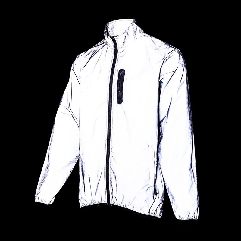 Volledig reflecterend fietsjack met hoge zichtbaarheid Succes