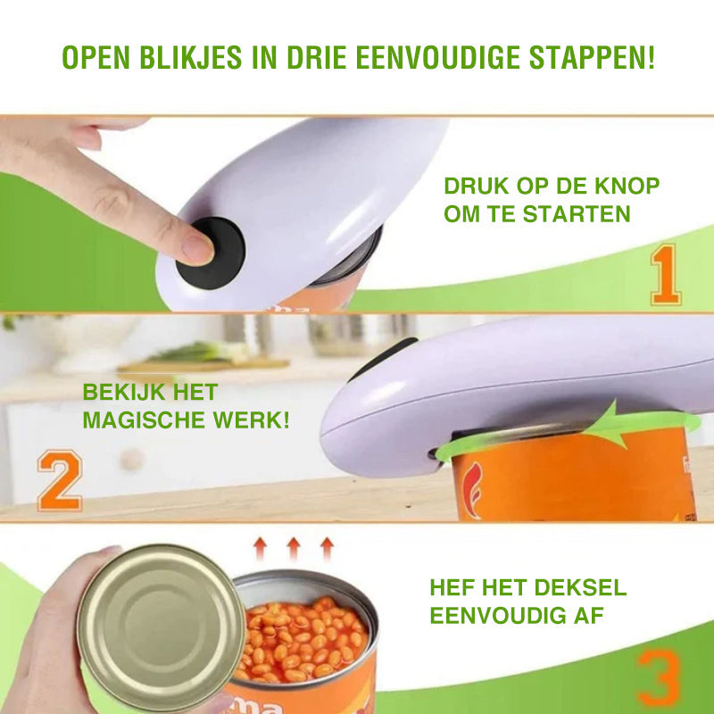 Automatische blik opener