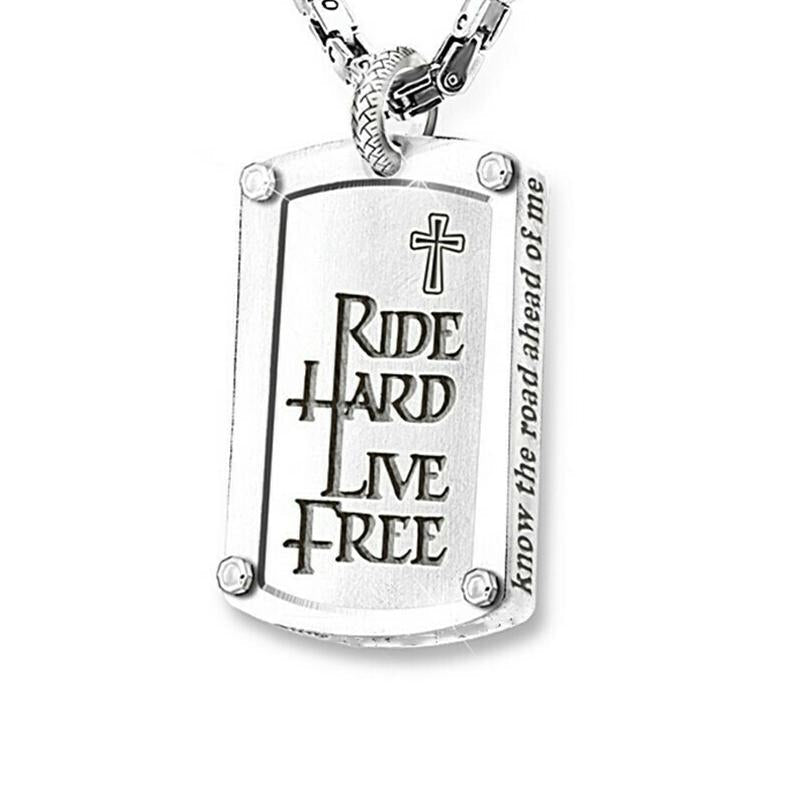 Motorfiets kruis hanger ketting