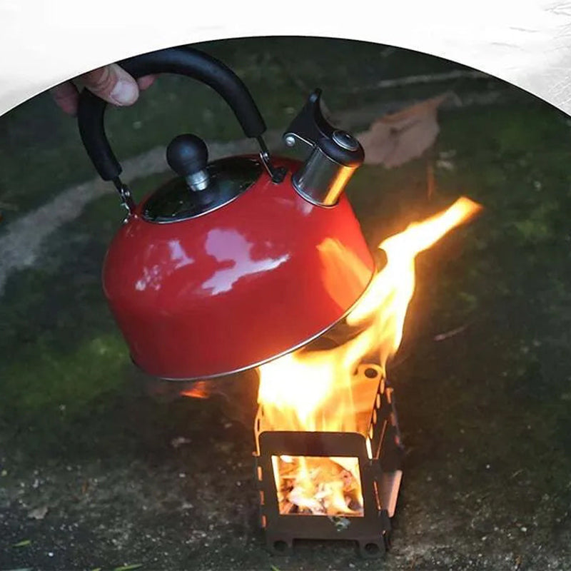 Draagbare BBQ-grillset