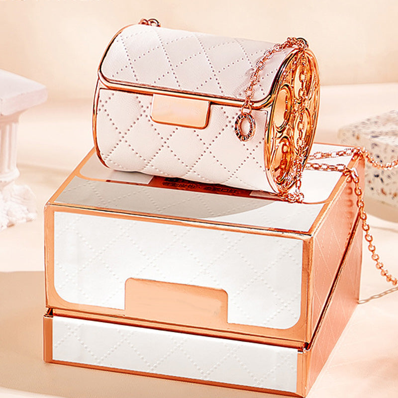 Fluwelen matte lippenstiftset met glamourketting zakje