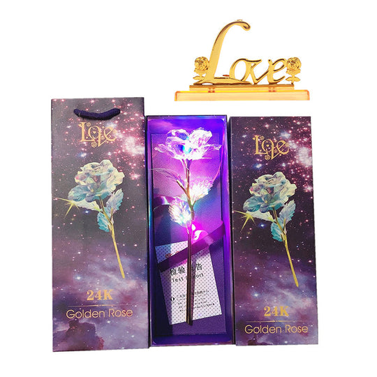 Kleurrijke Galaxy Rose met liefde