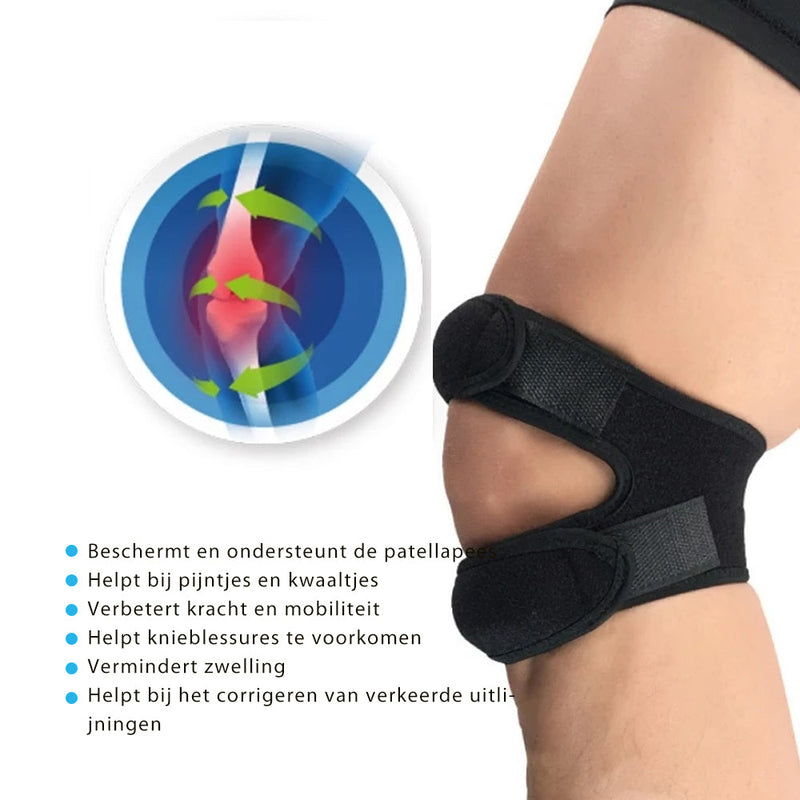Knie Pijnbestrijding & Patella Stabilisator Brace