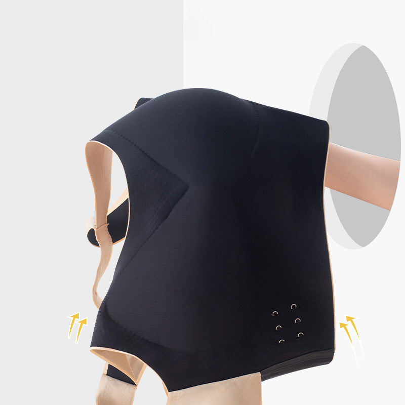 Vest-bh met knopen aan de voorkant