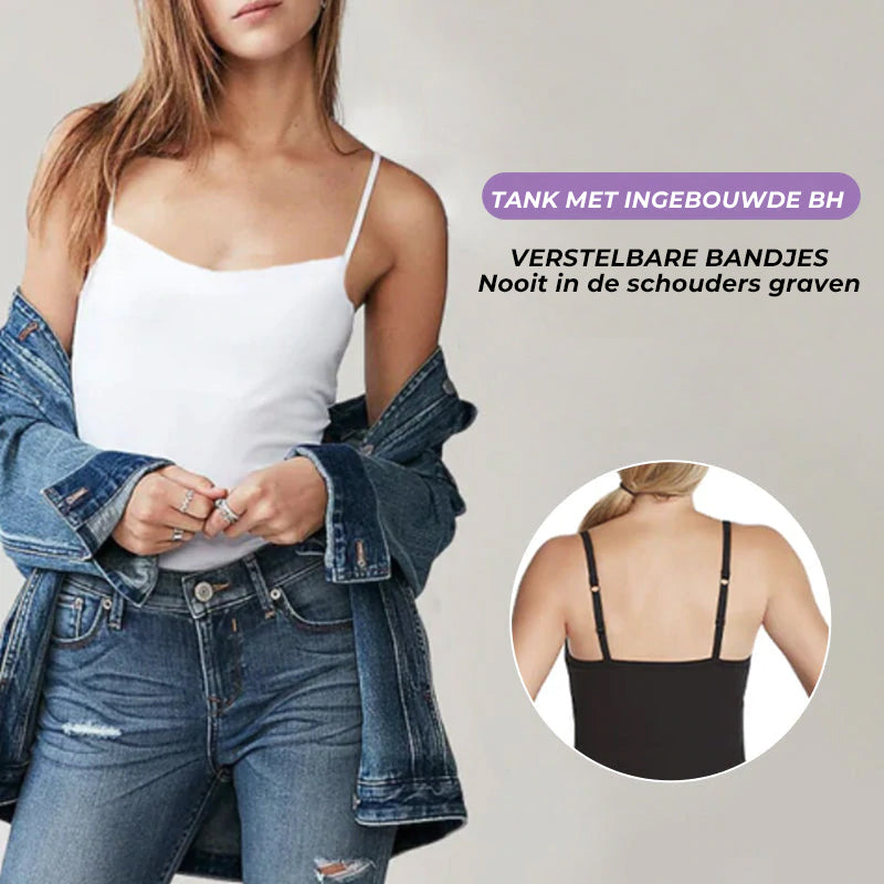 Tanktop met ingebouwde BH