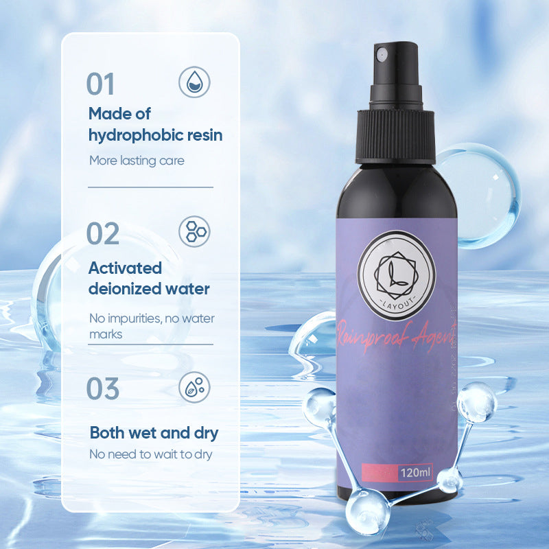 Regenwerend middel voor autoruiten